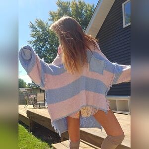 Free People Pullover Knit Slouchy Sweater